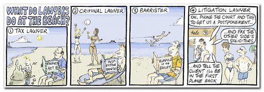 What Do Lawyers Do At The Beach?