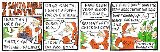 If Santa Were a Lawyer.....
