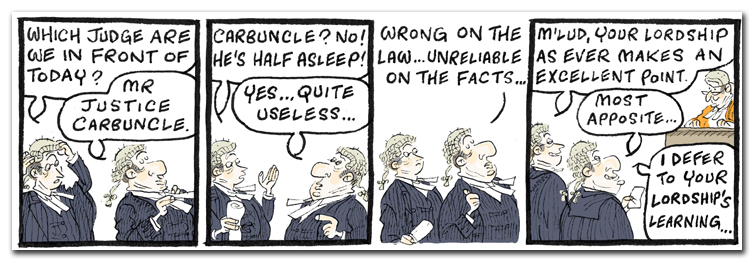 What do barristers talk about?